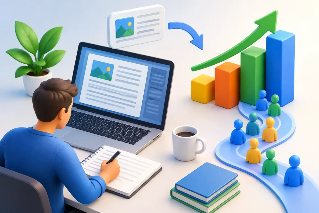 A Content Writing Traffic Growth Example That Works